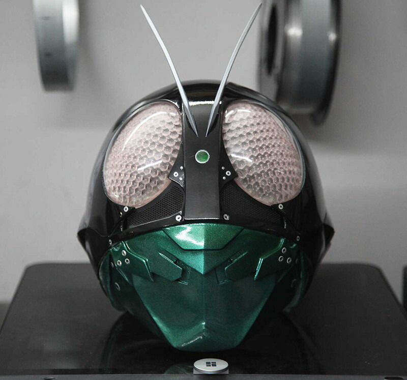 【送料無料】3Dプリント ヘルメット 仮面ライダーマスク ハロウィン コスプレ 撮影用小道具