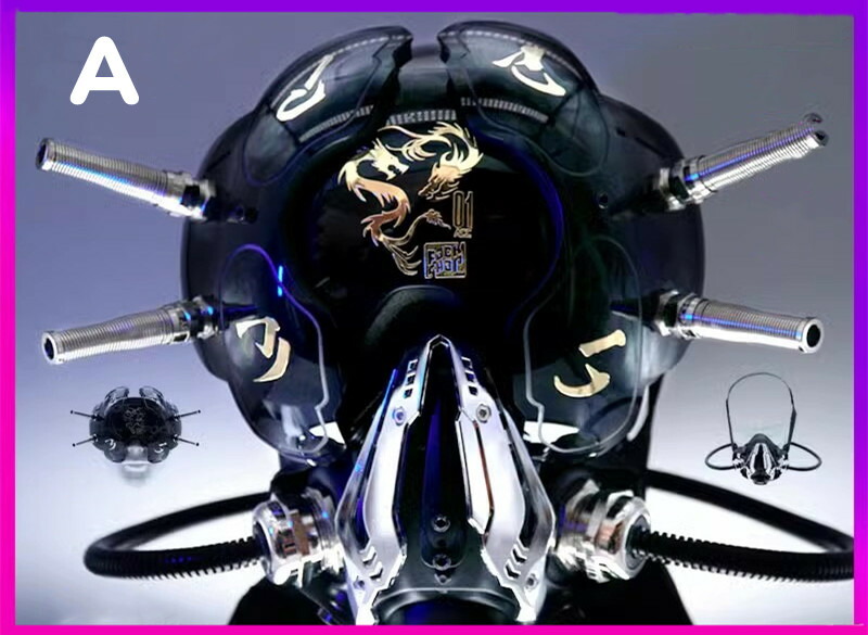 サイバーパンク未来風装飾イヤホン Black Goat 楽天市場】【送料無料】サイバーパンク未来風装飾イヤホン Black