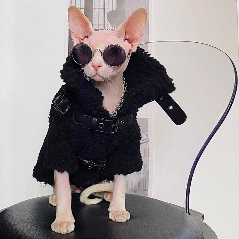 楽天市場】【送料無料】猫服 猫ウェア ペット服 ネコ 純色