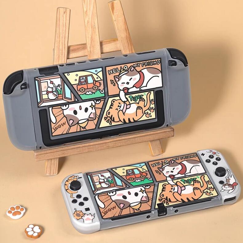 NintendoSwitch本体本体カバー、ケース付き 楽天市場】【送料無料】Nintendo Switch OLEDケース キラキラな