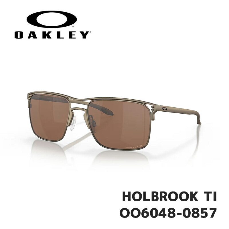 OAKLEY HOLBROOK TI チタン OO6048-0157 Oakley OO6048 Holbrook™ TI L (57 - 18) with Black lenses and