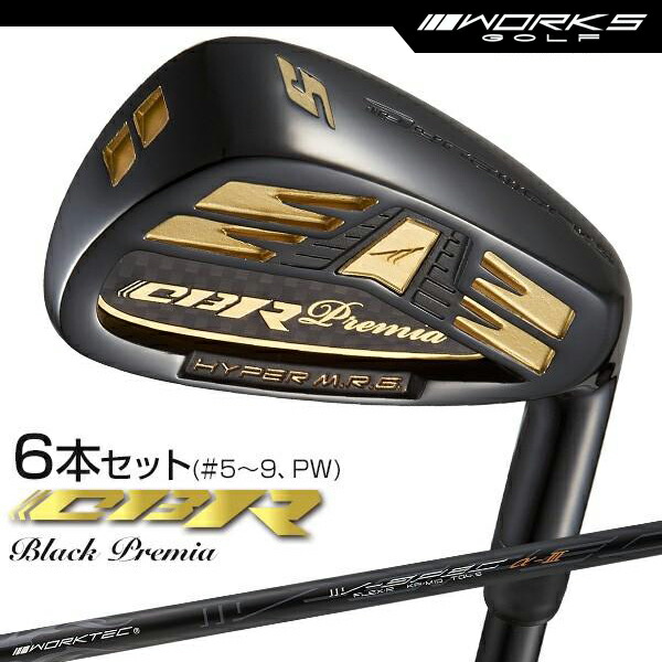 【店内最大限度50%OFF 11日01:59まで】アイアン仕掛ける 6本仕掛ける 5I 6I 7I 8I 9I PW CBR 黒いこと割り増し金 アイアン 標準尺度炭素立て坑遣りかた 【ワークスゴルフ】