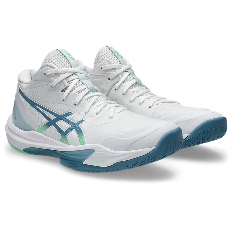 アシックス シューズ SKY ELITE FF MT 3 White/Saba Blue 1051A081-106スカイエリート バレー バスケット バドミントン メンズ ASICS|M スポーツ 店