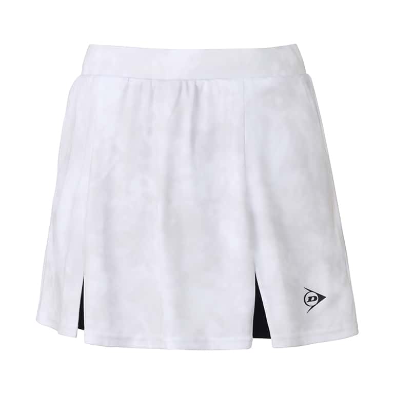 ダンロップ WOMEN\u0027S SKIRT（with INNER SPATS）DAK-2481W スコート 白いこと 庭球 ウィメンズ レディース DUNLOP