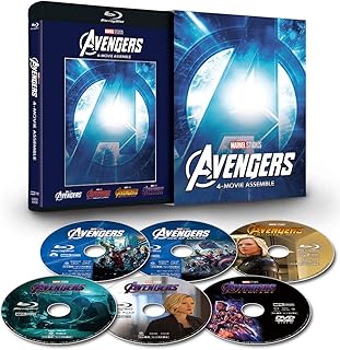 ロバート・ダウニー・Jr／【新品】【Blu-ray】アベンジャーズ：4ムービー・アッセンブル（数量限定）｜かしわや