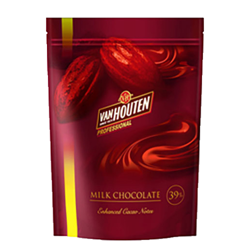 VANHOUTEN (バンホーテン) 製菓用チョコ NEWミルクチョコレート 39% 1kg  【夏季冷蔵】 クーポン  手作りバレンタイン