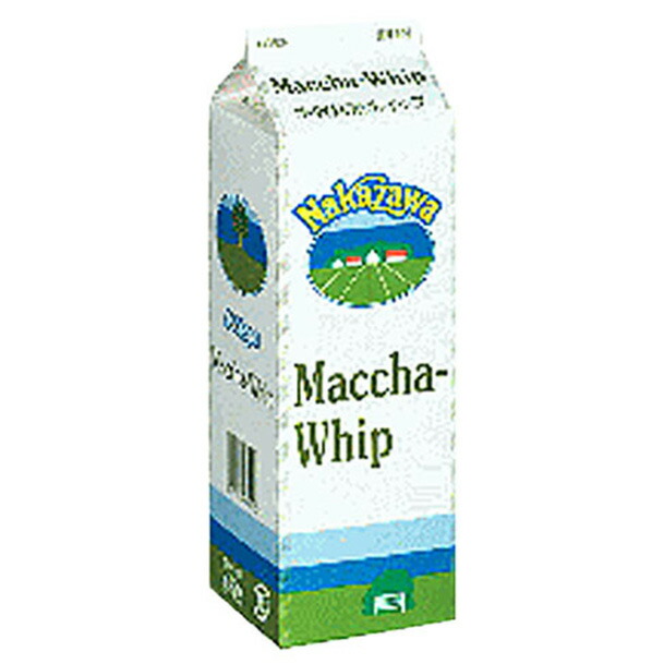 【23:59までエントリーでP2倍】【予約商品1】中沢乳業 生クリーム 抹茶ホイップ 1000ml 【冷蔵】