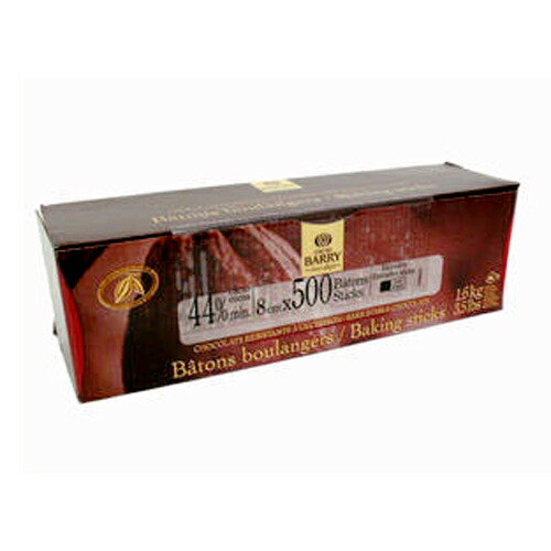 Cacao Barry (カカオバリー) バトンショコラ チョコバー 44% 500本(夏季冷蔵) チョコレート ショコラ カカオ 手作り バレンタイン 焼きこみ用 製菓用 製パン用 お菓子 手作り 材料 業務用