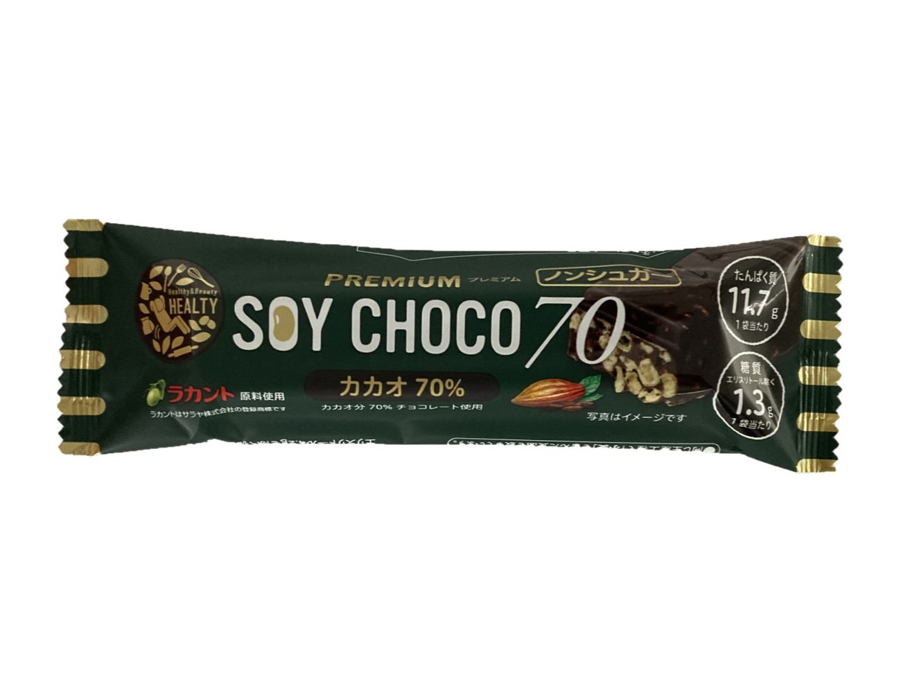 楽天市場】PROTEIN+＆LOW CARB SOY CHOCO 12本セット キャラメル味 