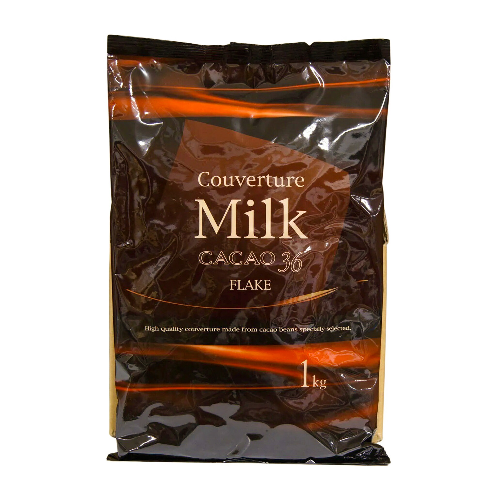 クーベルチュールミルクフレーク （36％) 1KG 不二製油 クーベルチュールミルクフレーク (夏季冷蔵)
