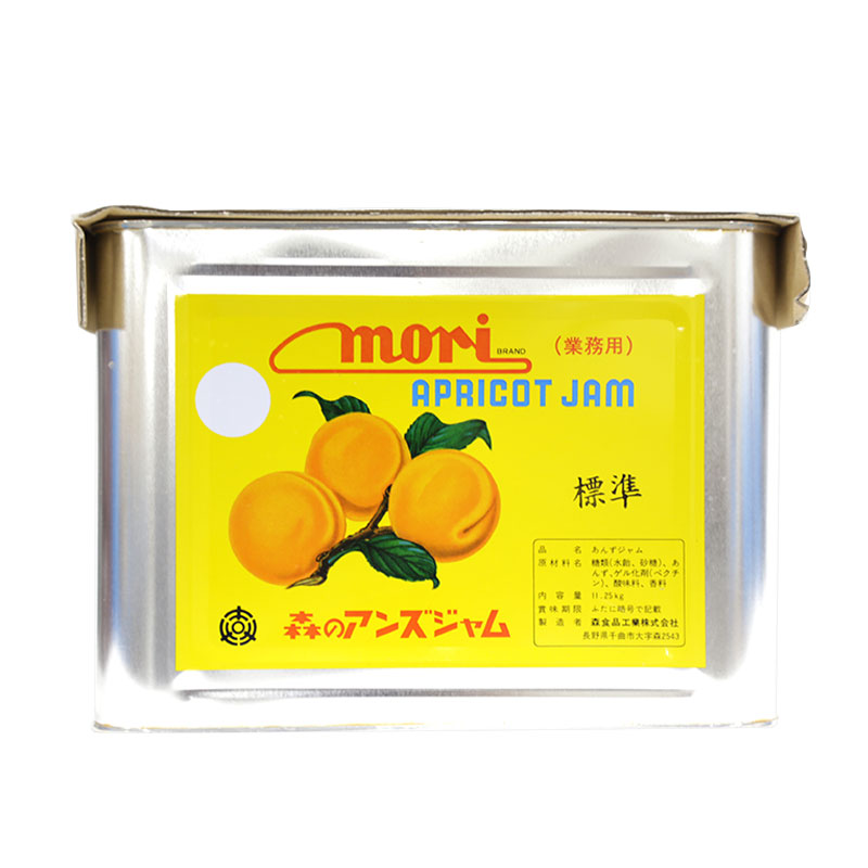 森食品 森のあんずジャム 杏ジャム ナミJAS 11.25kg 9L缶(常温) 業務用