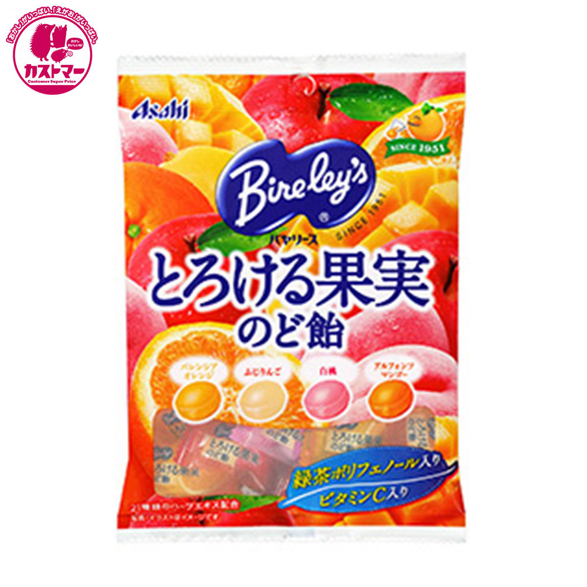 楽天市場 フルーツのど飴 160g 10 カバヤ食品 おかし お菓子 おやつ 駄菓子 こども会 イベント パーティ 景品 まとめ買い 大人買い 間食 カストマー