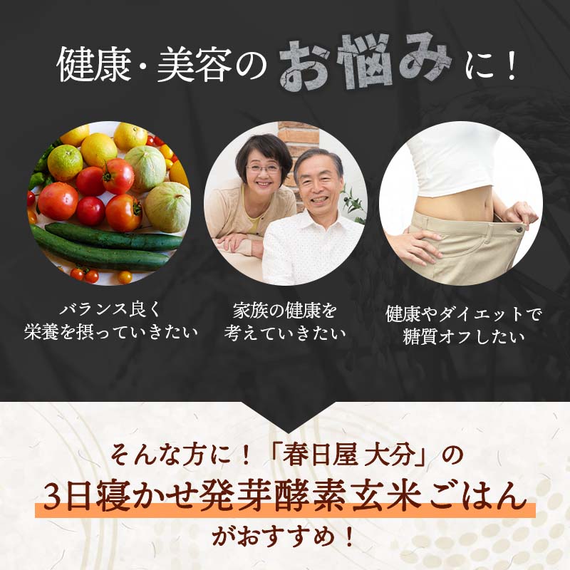 冷凍冷蔵庫で解凍タイプ米を3日寝かせたモチモチの発芽酵素玄米ごはん10パック(30食:375g×108パック)【発芽玄米酵素玄米発酵玄米玄米ごはんおいしい玄米美味しい玄米残留農薬ゼロ送料無料】