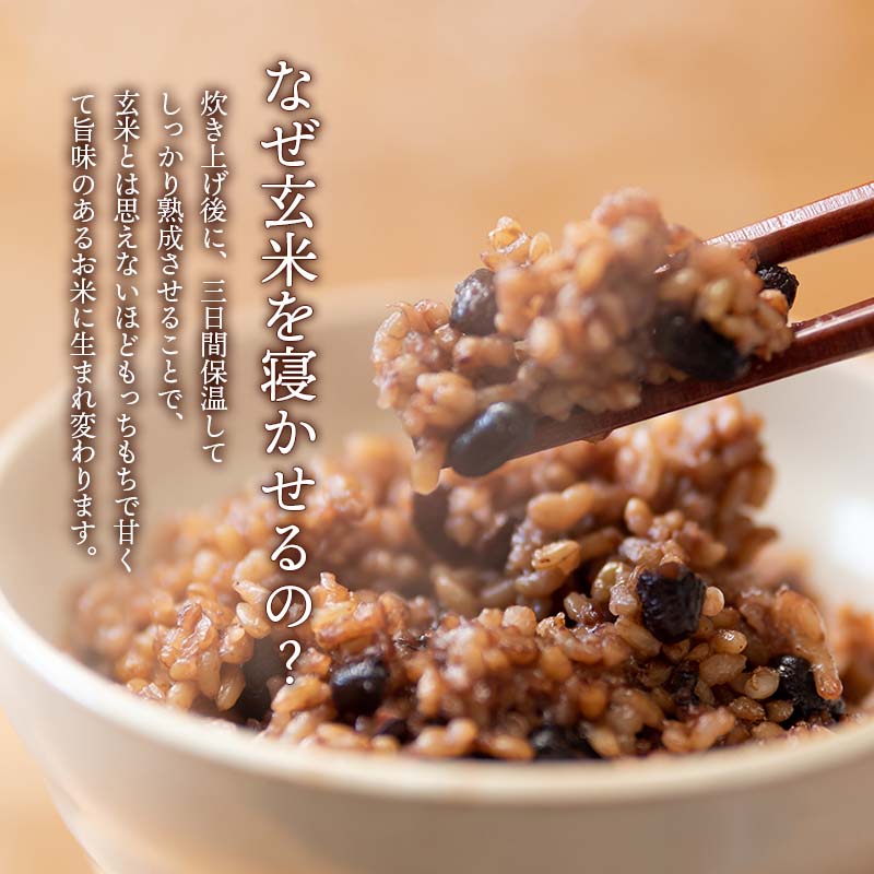 冷凍冷蔵庫で解凍タイプ米を3日寝かせたモチモチの発芽酵素玄米ごはん10パック(30食:375g×108パック)【発芽玄米酵素玄米発酵玄米玄米ごはんおいしい玄米美味しい玄米残留農薬ゼロ送料無料】
