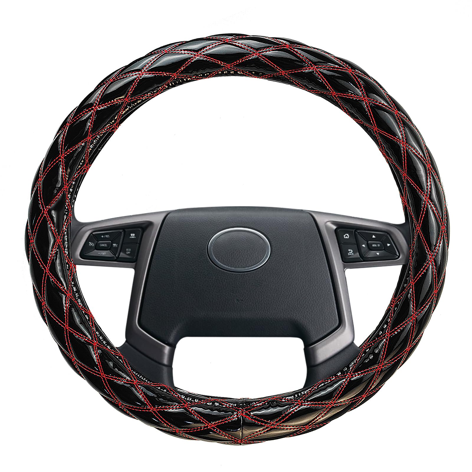 楽天市場】極太 ハンドルカバー トラック 2HS45~46cm ダブルステッチ