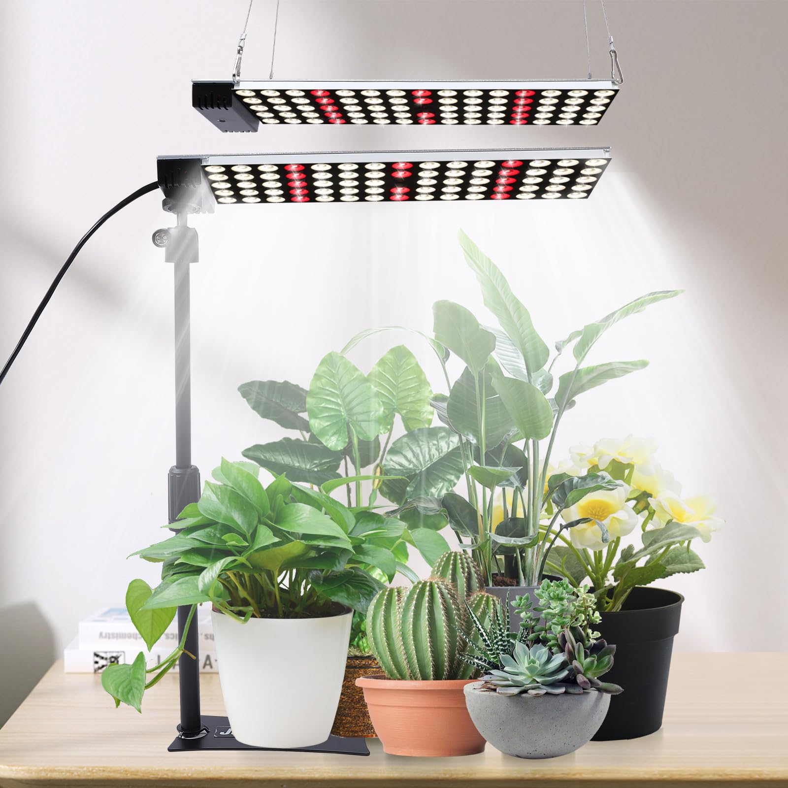 楽天市場】植物育成ライト 60W LED パネル【2台/放熱効率UP/IP65