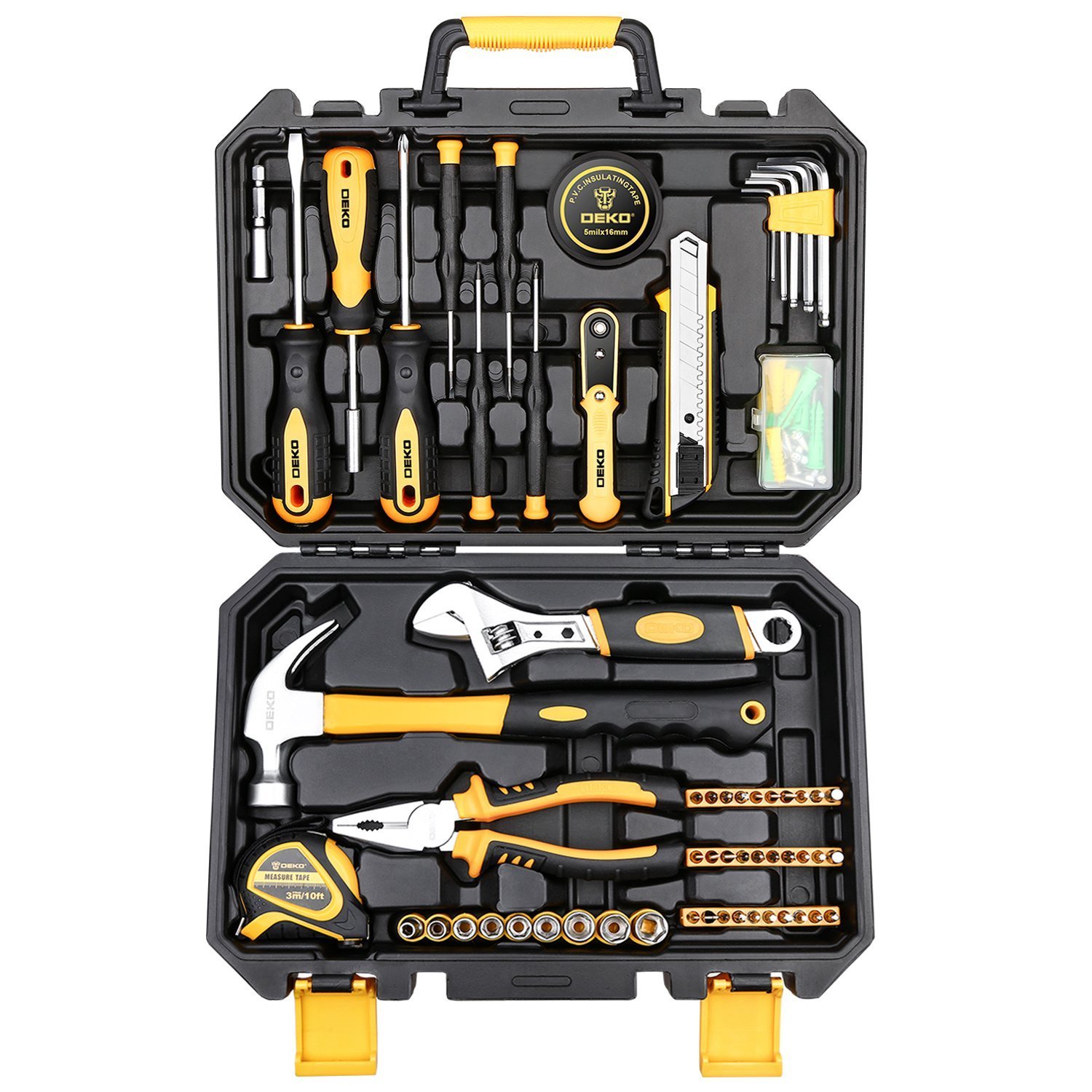 160点 ホームツールセット 工具セット 家庭用 日曜大工 DIYセット Amazon | 工具セット 112点 ツールセット DIYセット h14002a