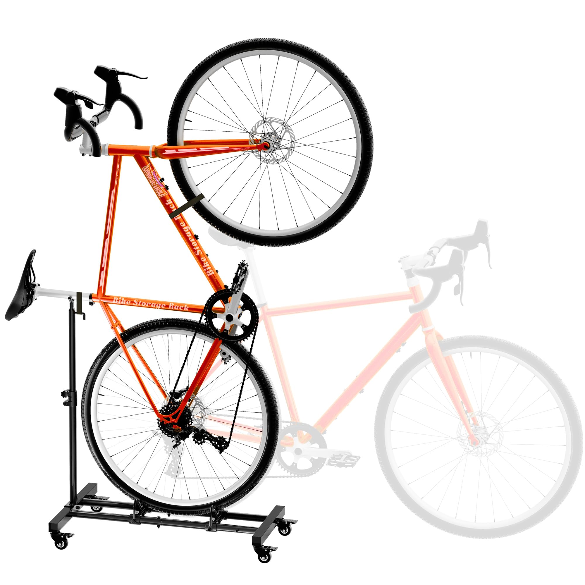 ［希少］　自転車　直立スタンド 楽天市場】Sttoraboks 縦置き自転車 スタンド 直立サイクル