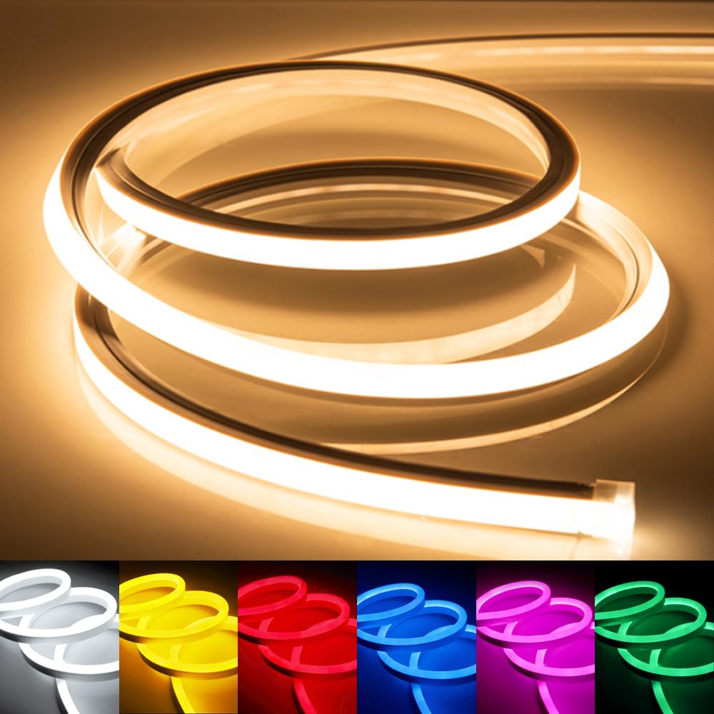 楽天市場】【送料無料】LEDテープライト 100V EL蛍光チューブ 高輝度