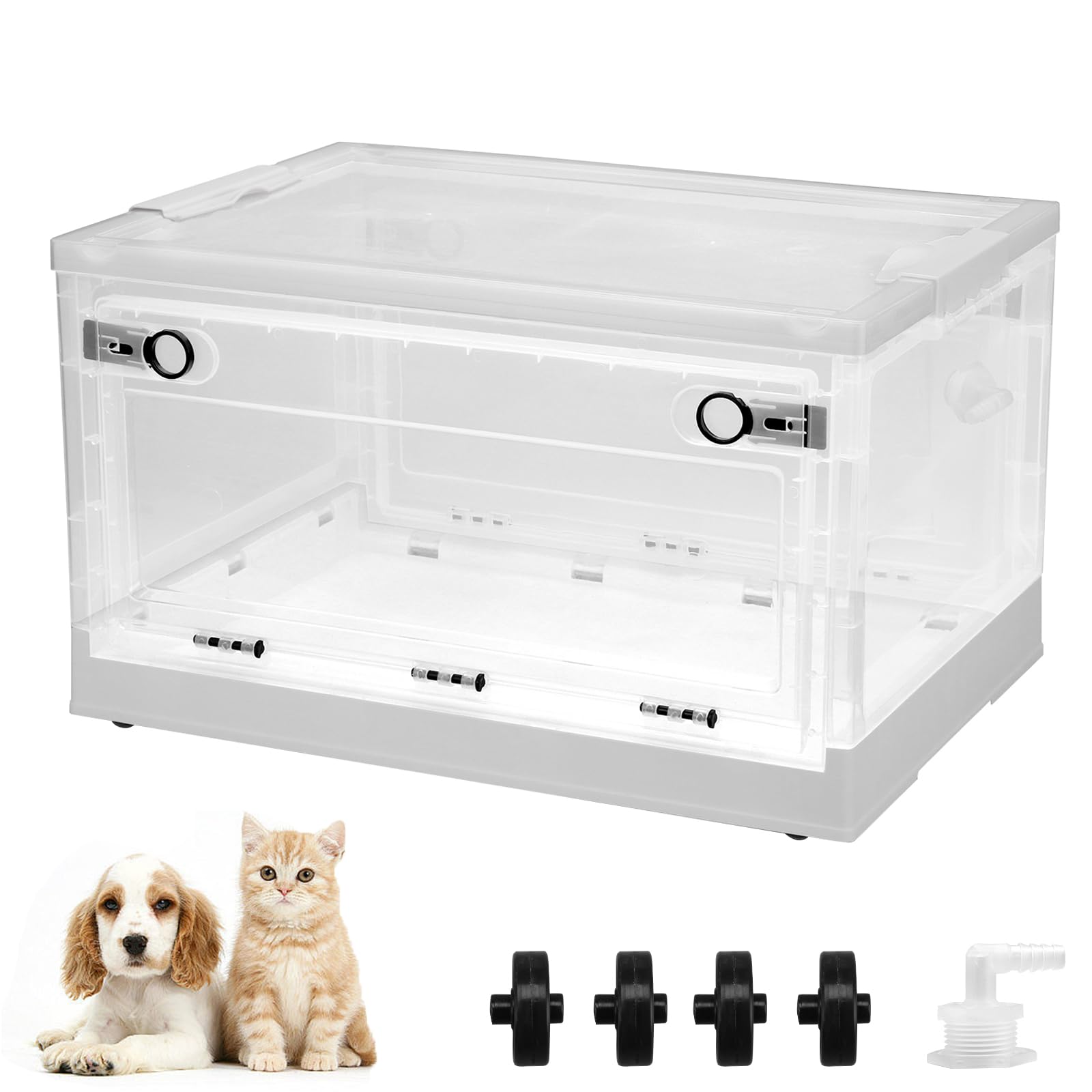 ペット用酸素室セット 楽天市場】BreeRainz ペット用酸素室 酸素ケージ 56L 折りたたみ式