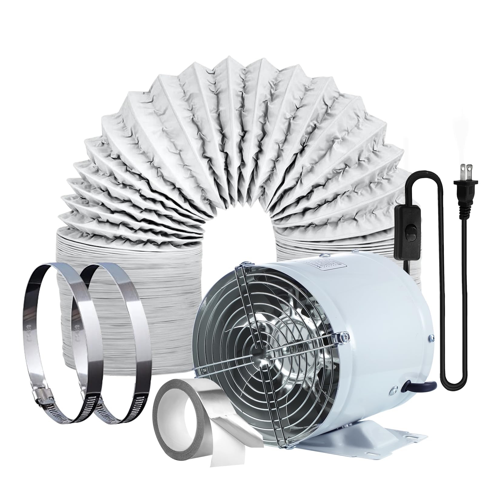 楽天市場】BreeRainz ダクトファン Φ150mm 強力 ダクト用換気扇 風量