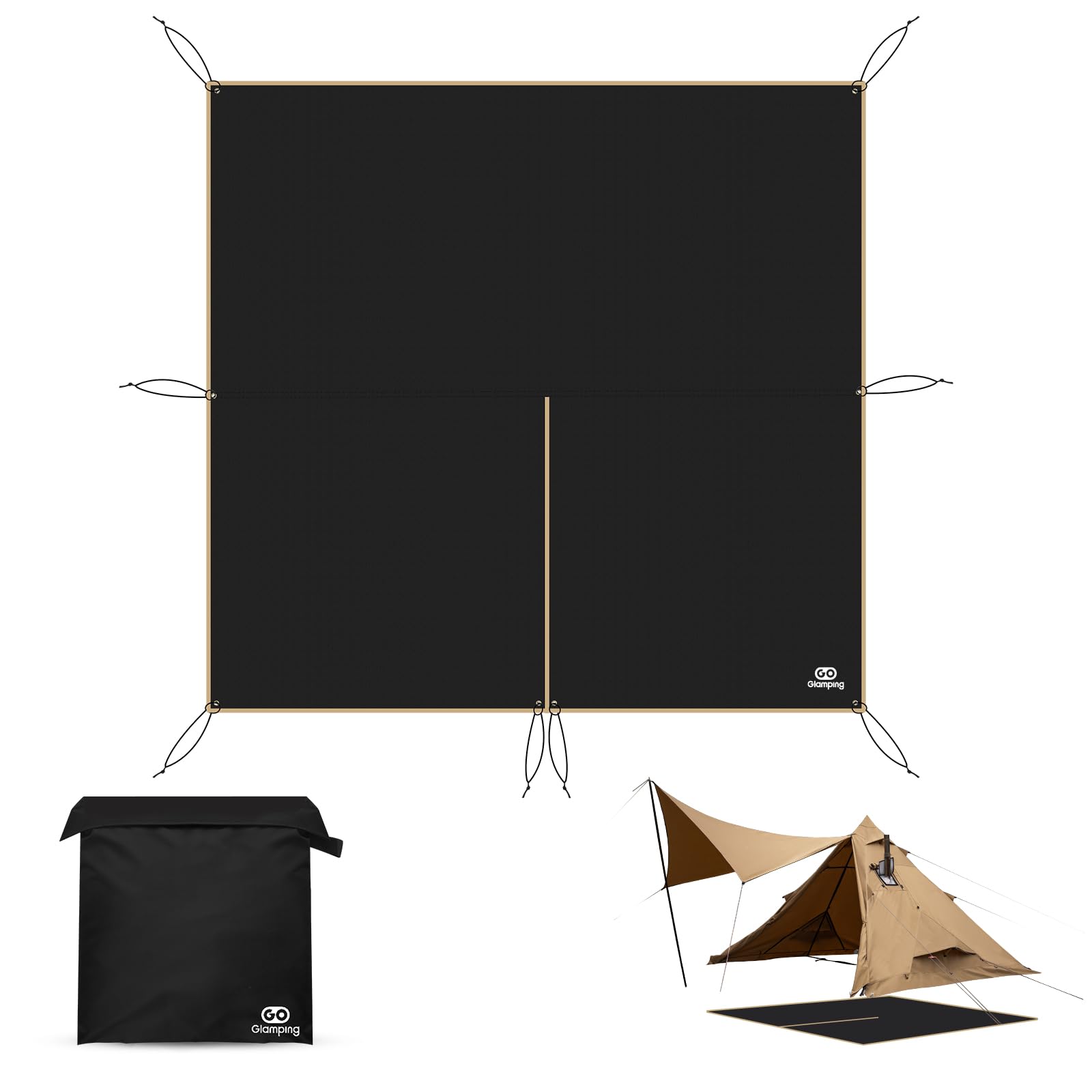 Y-S様用GOGlamping ツーリングドーム テント グランドシートセット Amazon | GOGlamping グランドシート テントシート ツーリング