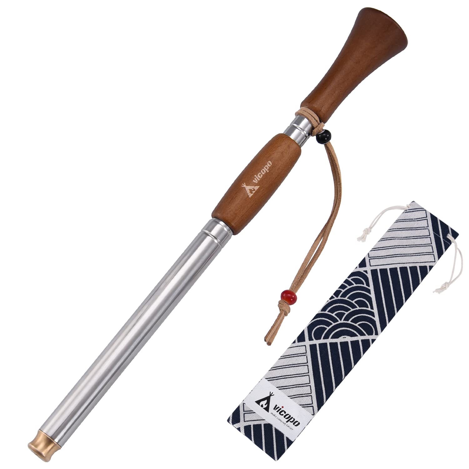 【楽天市場】火吹き棒 キャンプ 火起こし 最長82cm ロング 伸縮式 コンパクト 焚き火 棒 ファイヤーブラスター 天然木 ふいご
