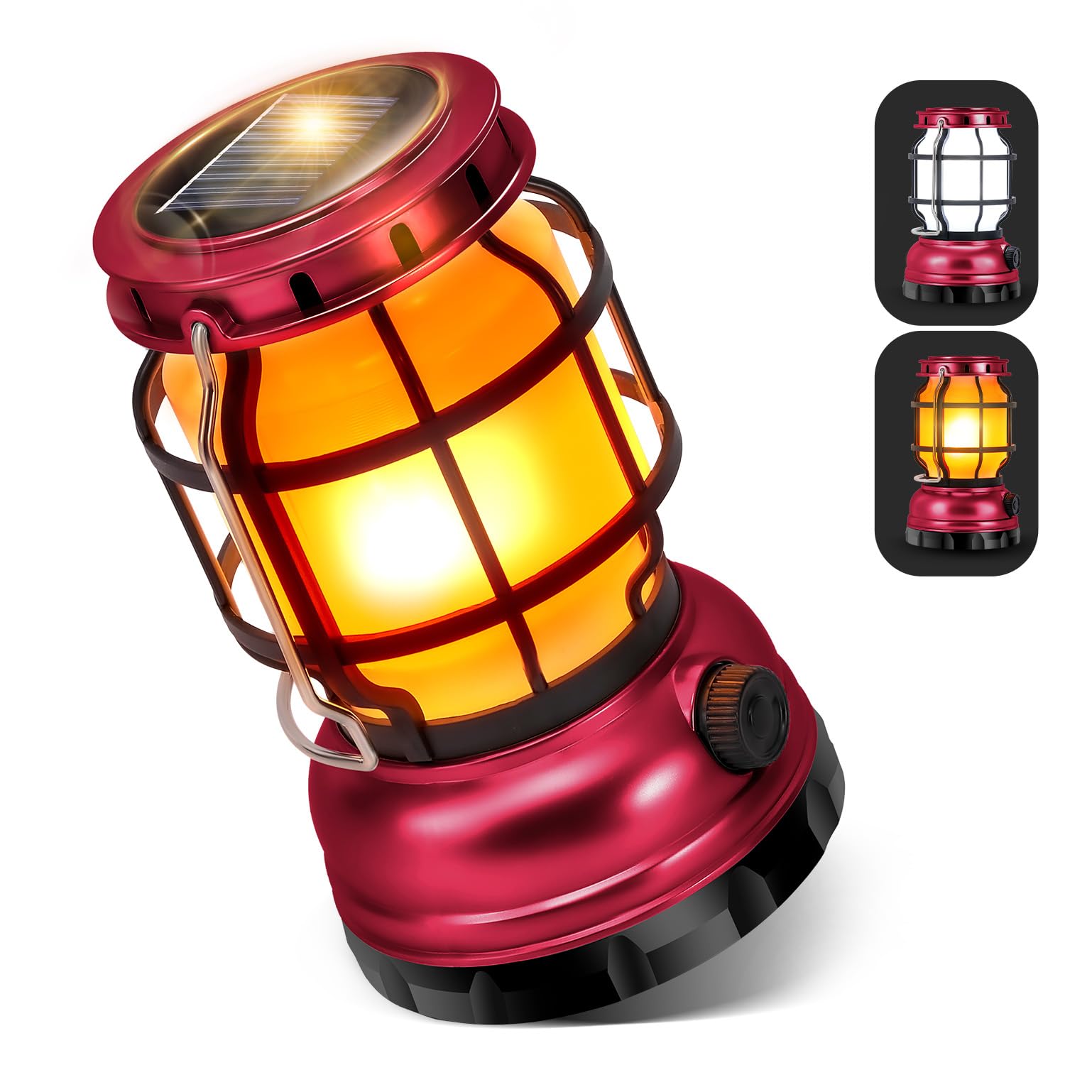 【楽天市場】LEDランタン 充電式 2000mAh大容量 ソーラー充電/USB充電対応 防水IPX4 キャンプライト 2色調光（白色/暖色