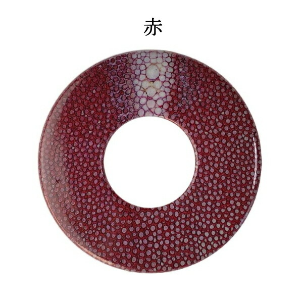 鮫革風和柄鍔!【ネコポス発送:280円】【剣道鍔ツバ剣道具竹刀用つば】