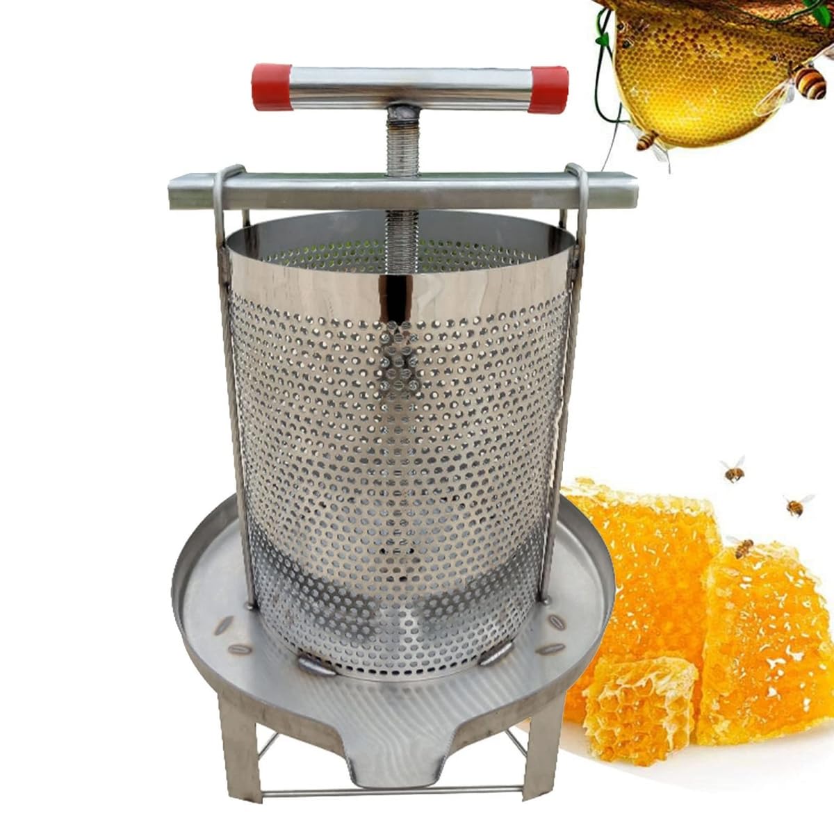 蜂みつ飲んだくれ蜜 絞り 機 蜂みつ 分け隔てる器養蜂物の具 蜂みつ抽き出し器アい分かりやすい 蜂みつ分け隔てる器 身寄り用 白砂糖絞り器 しっかりと据えつけるされ、思わしいでうつり変わりしにくいステンレス鋼製の据えつける光束を幅ひろいにし、奥ふかさを持たせました。 (しろがね色)