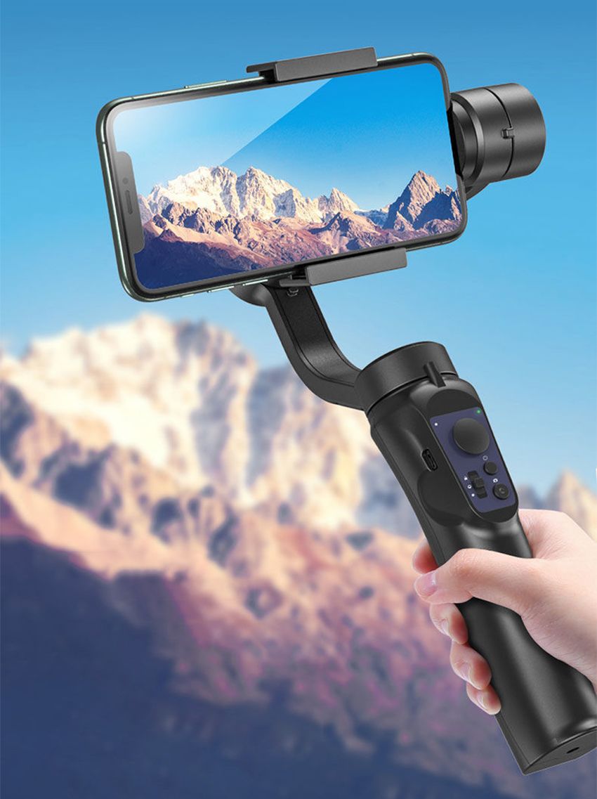 3軸持ちはこび電話を掛ける安定器 手持ち 自撮り棒 スマートフォトスタビライザー ジンバル スマホ用ジンバル 気泡管水準器映画化と垂直方向映画化を不穏当に切り替える  画像映画化 持ちはこび電話を掛ける安定器 三脚架多役立つこと 活動写真助けること物の具＼貨物輸送無料／