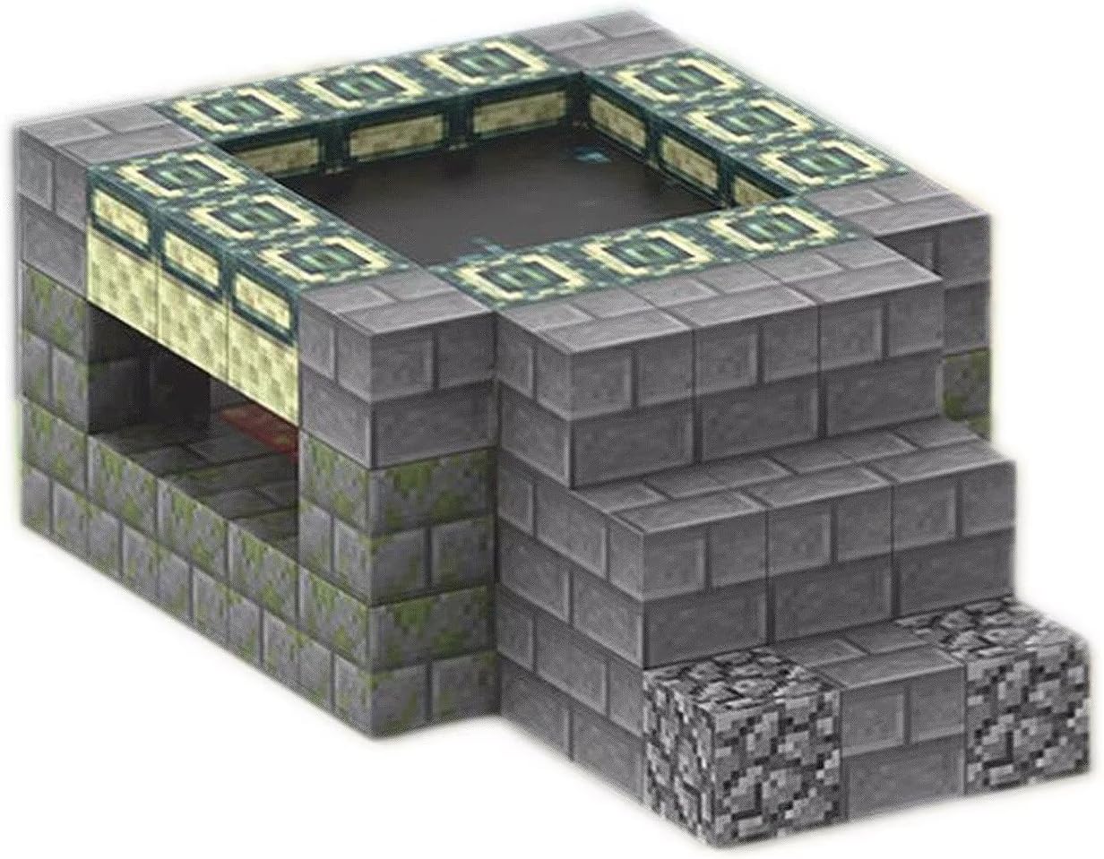 磁石立ちはだかる マイクラ風 羅針盤立ちはだかる 積み木 磁石 立体謎合わせ 知育手あそび 磁石謎合わせ 小学生 手あそび 生まれ落ちる日 入園 卒園 差し上げ物 クリスマス差し上げ物 192PCS 村長の家
