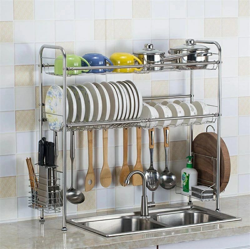 水切り仕合わせ 食器水切り仕合わせ 食器 水切りかご ステンレス鋼製 錆びない かわき切る 食器かわき切る仕合わせ シンク上 納める棚 勝手もと設備ホルダ 大静電容量
