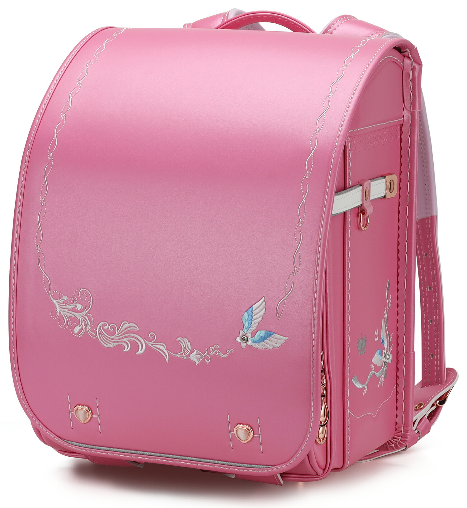 女の子 軽量 大容量 自動ロック 防水仕上げ Japanese schoolbag 通学 入学お祝い プレゼント A4フラットファイル対応 6年間保証【バオバブの願い】【正規品】【送料無料】