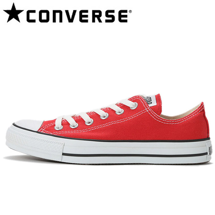 楽天市場 送料無料 コンバース Converse オールスター Ox スニーカー レディース メンズ キャンバス シューズ 定番 靴 ローカット 男性 女性 赤 レッド All Star Ox Red Kate Jack シューズ レインブーツ