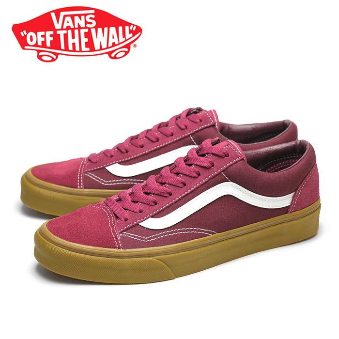 メンズ Vans Style 36 Beet Red えんじ Gum くつ 先行予約 靴 Port