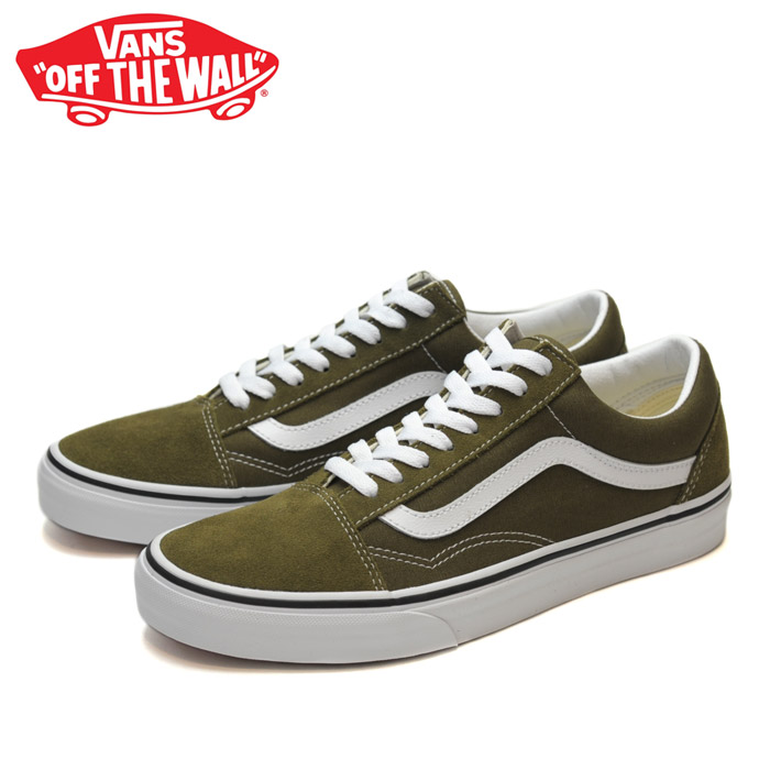 moss green vans old skool