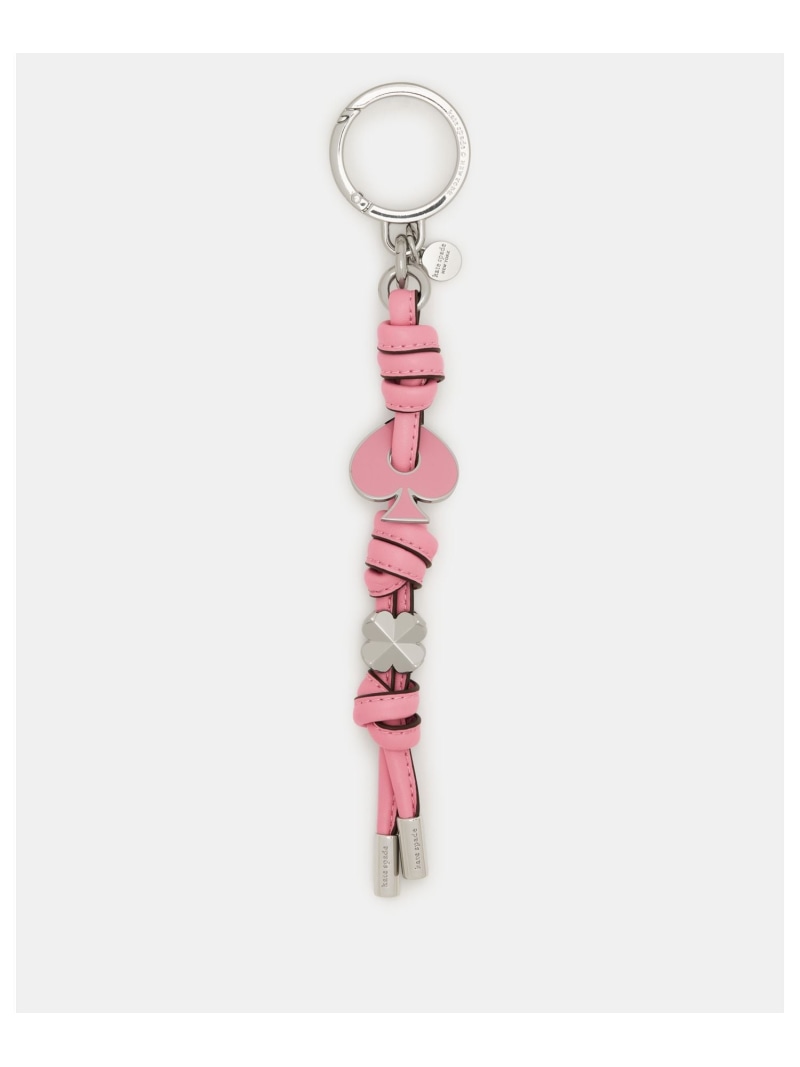 【SALE／10%OFF】【公式】チャームド エナメル ノット バッグ チャーム kate spade new york ケイトスペードニューヨーク ファッション雑貨 チャーム・キーチェーン ピンク【RBA_E】【送料無料】[ Fashion]｜kate spade new york