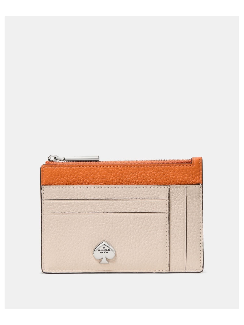 【SALE／68%OFF】ケイラ カラーブロック ラージ スリム カード ホルダー kate spade new york ケイトスペードニューヨーク 財布・ポーチ・ケース 名刺入れ・カードケース【RBA_E】【送料無料】[ Fashion]