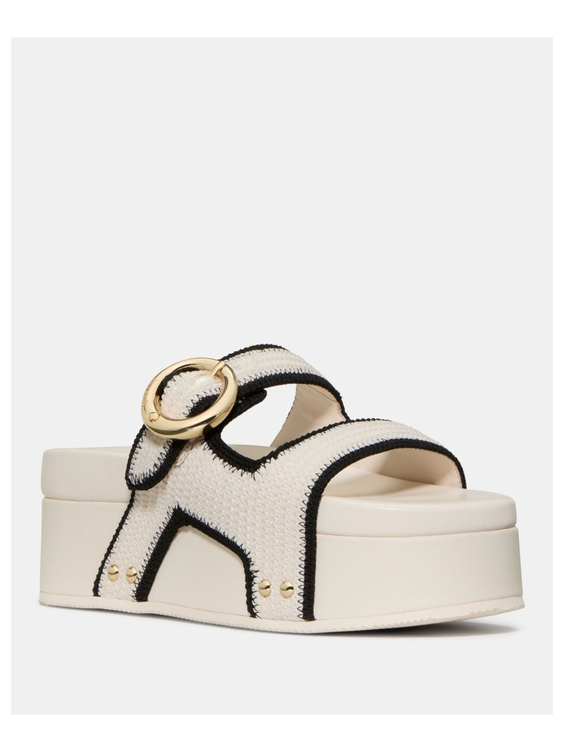 【堅苦しさ】ヘイロー プラットホーム フットベッド サンダル kate spade new york ケイトスペードニューヨーク州 シューズ・靴 サンダル【貨物輸送無料】[ Fashion]