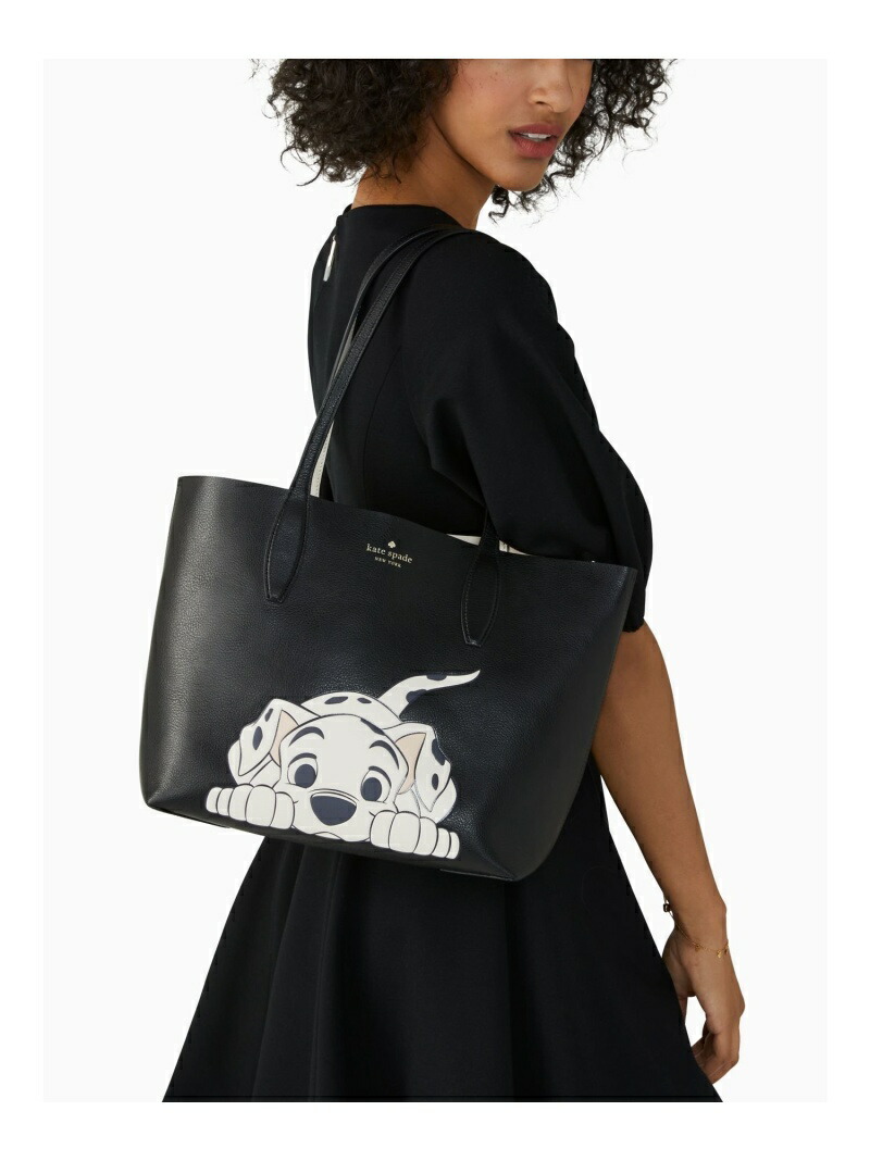 【楽天市場】【SALE／50OFF】ディズニー X ケイト・スペード ニューヨーク 101 ダルメシアン スモール トート kate