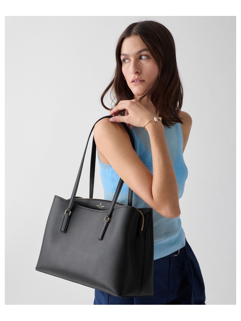 【SALE／68%OFF】【堅苦しさ】トンプソン 表どおり コミューター トート kate spade new york ケイトスペードニューヨーク州 御徒面子 ショルダーバッグ 黒いこと【RBA_E】【貨物輸送無料】[ Fashion]