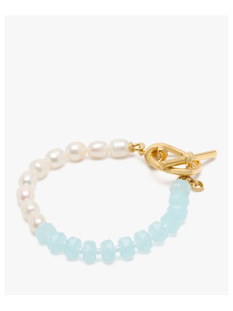 【SALE／55%OFF】【公式】ロープ アンド ノット トグル ブレスレット kate spade new york ケイトスペードニューヨーク アクセサリー・腕時計 ピアス ホワイト【RBA_E】【送料無料】[ Fashion]