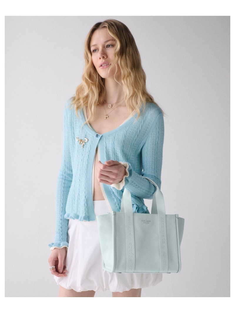 【SALE／68%OFF】【堅苦しさ】キップ 帆布 スモール トート kate spade new york ケイトスペードニューヨーク州 御徒面子 トートバッグ【RBA_E】【貨物輸送無料】[ Fashion]