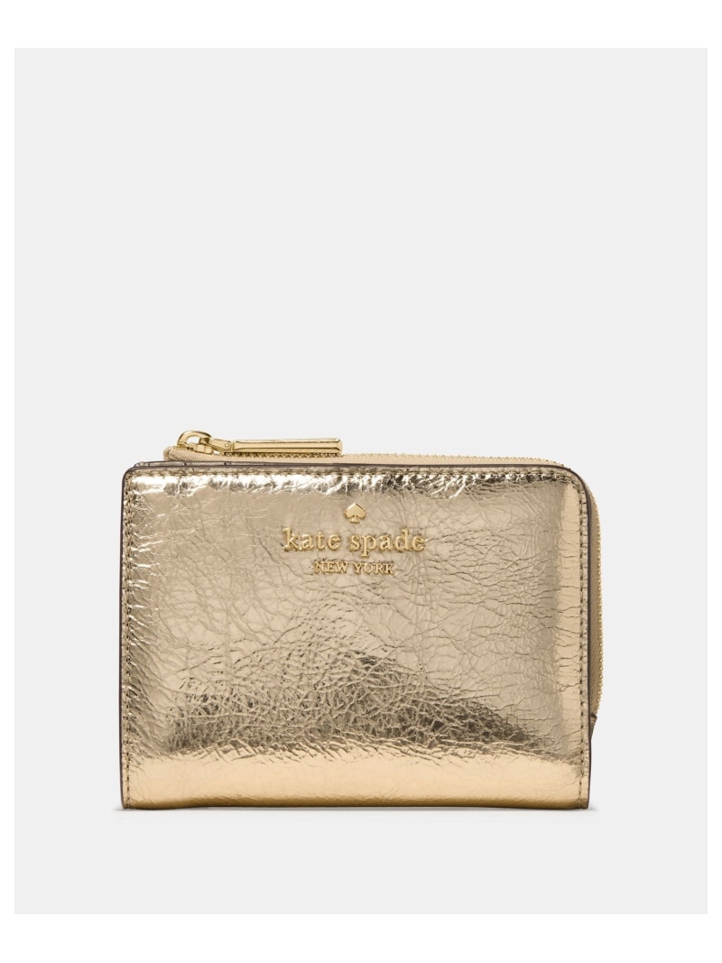 【SALE／64%OFF】【公式】メタリック スモール Lジップ ウォレット kate spade new york ケイトスペードニューヨーク 財布・ポーチ・ケース 財布【RBA_E】【送料無料】[ Fashion]｜kate spade new york