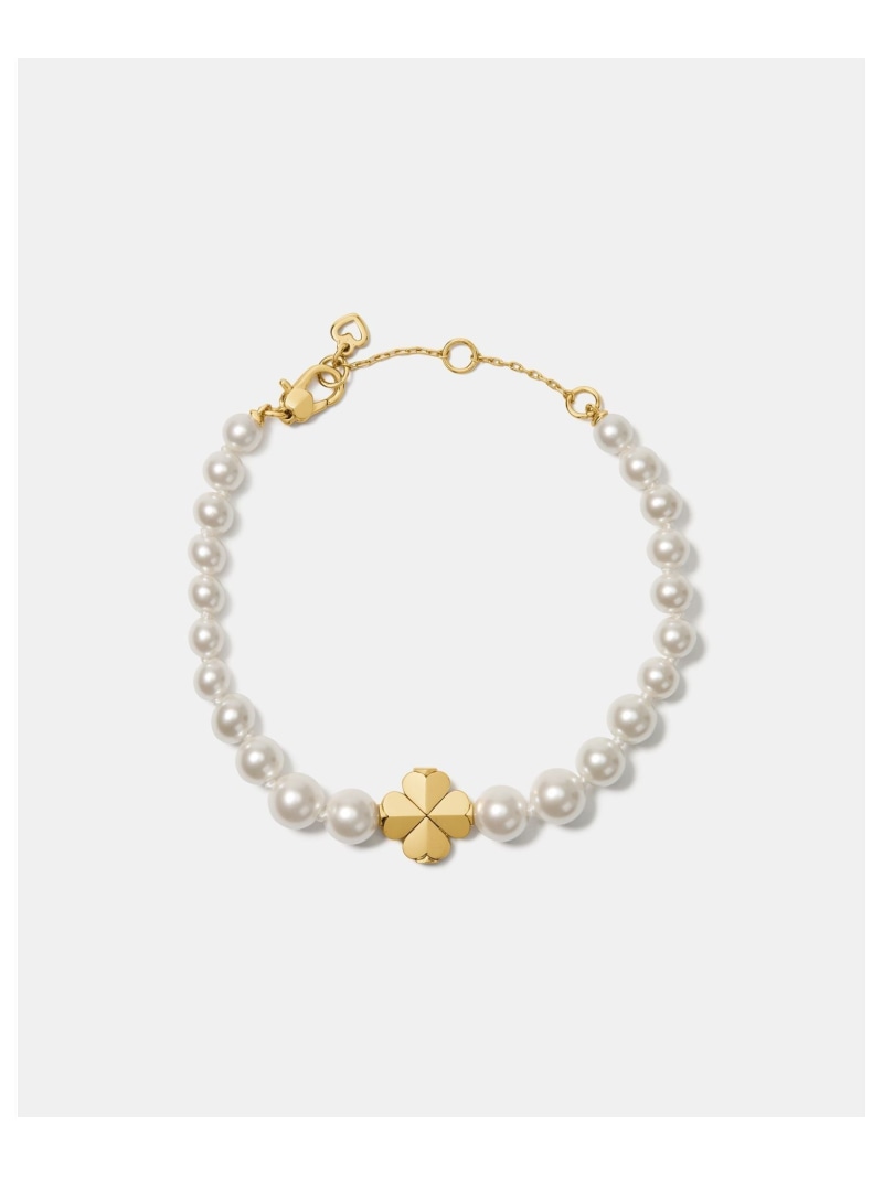 【公式】スペード フラワー パール ブレスレット kate spade new york ケイトスペードニューヨーク アクセサリー・腕時計 ブレスレット・バングル ホワイト【送料無料】[ Fashion]