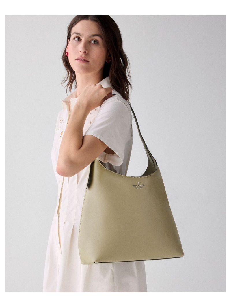 【堅苦しさ】454 ラージ 肩部 御徒面子 kate spade new york ケイトスペードニューヨーク州 御徒面子 ショルダーバッグ 赤銅色【貨物輸送無料】[ Fashion]