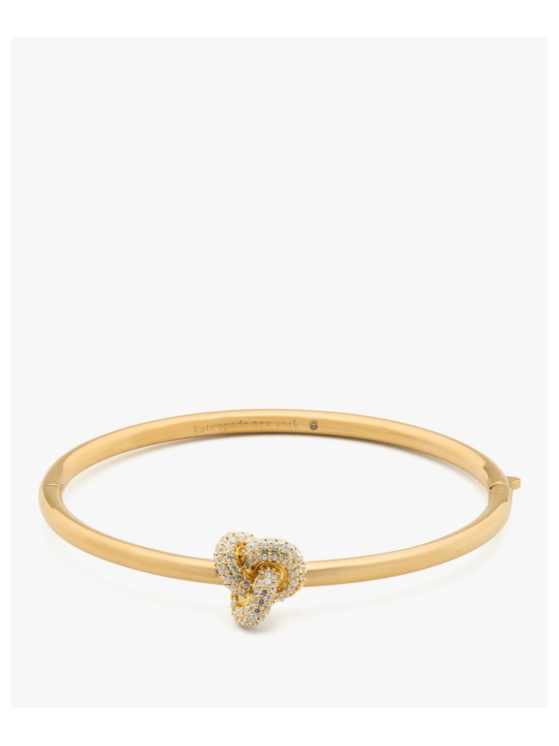 【公式】ダブル ノット パヴェ ヒンジド バングル kate spade new york ケイトスペードニューヨーク アクセサリー・腕時計 ピアス【送料無料】[ Fashion] 14,839円