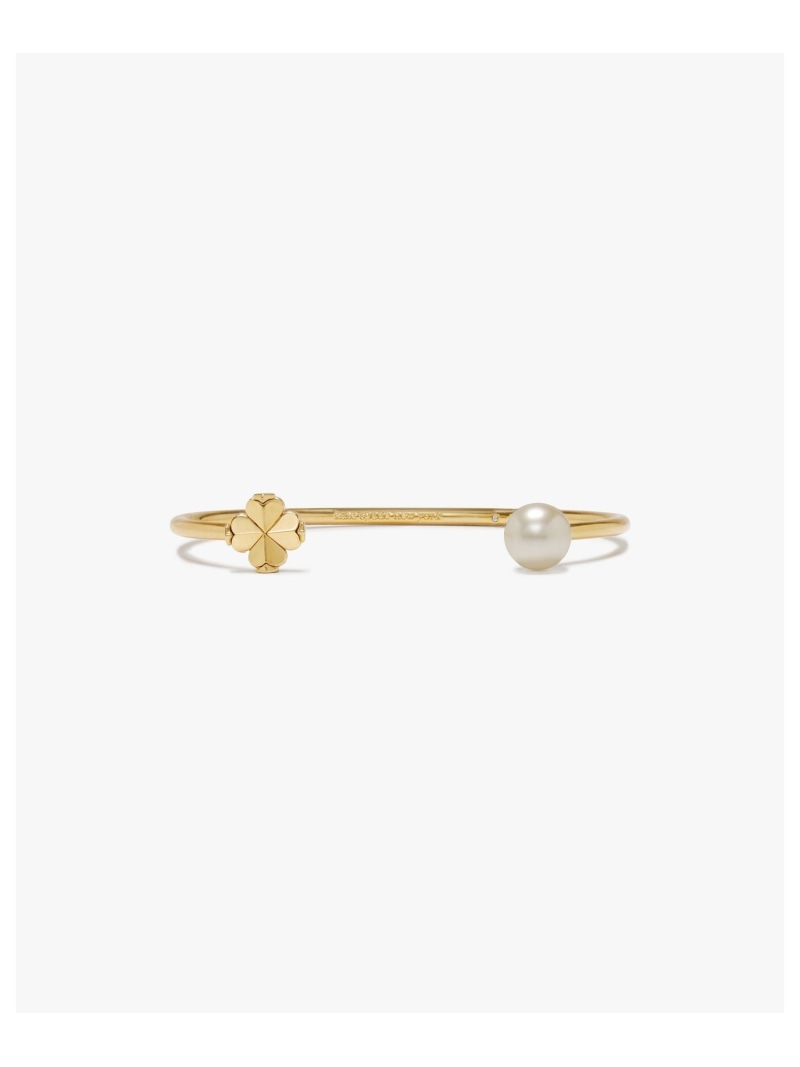 【SALE／50%OFF】スペード フラワー パール カフ kate spade new york ケイトスペードニューヨーク アクセサリー・腕時計 ブレスレット・バングル ホワイト【RBA_E】【送料無料】[ Fashion]｜kate spade new york
