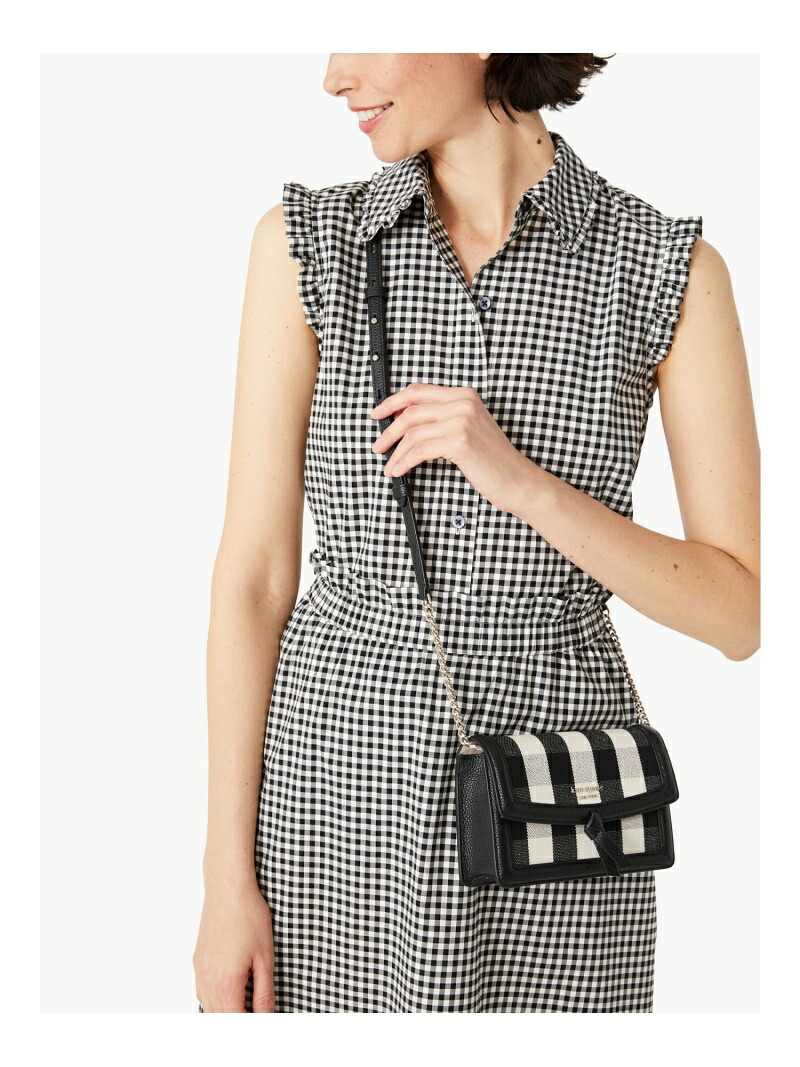 想像を超えての ノット ギンガム ノット ギンガム フラップ クロスボディ Kate Spade New York ケイトスペードニューヨーク バッグ ショルダーバッグ ブラック Rakuten Fashion Kate Spade New York 期間限定送料無料 Rise3d Com Br